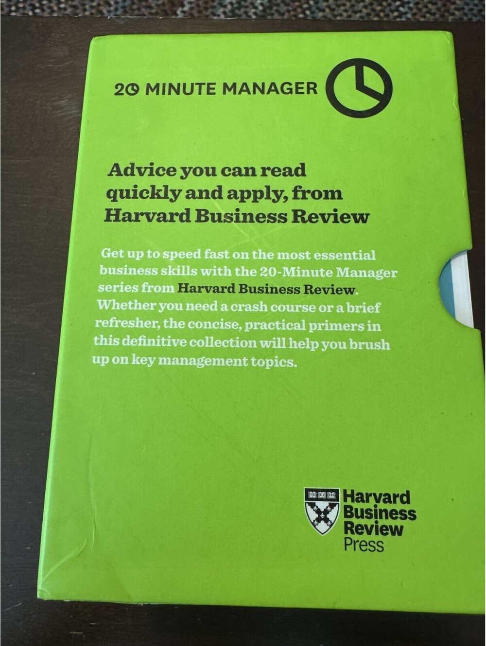 Harvard Business Review 20 Minute Manager Boxed Set 10 Books Like New Condition - Picture 3 of 7